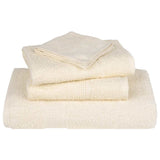 Serviettes 2 pcs crème 100x200 cm 360 g/m² 100% coton