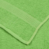 Serviettes de visage 10 pcs vert pomme 30x30 cm 100% coton