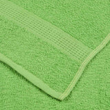 Serviettes d'invité 4pcs vert pomme 30x50cm 360 g/m² 100% coton