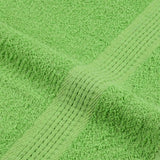 Serviettes d'invité 4pcs vert pomme 30x50cm 360 g/m² 100% coton