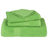 Serviettes de douche 2 pcs vert pomme 70x140 cm 100% coton