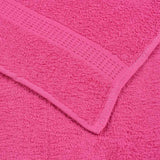 Serviettes de visage 2 pcs rose 30x30 cm 360 g/m² 100% coton