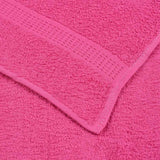 Serviettes de visage 4 pcs rose 30x30 cm 360 g/m² 100% coton