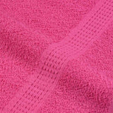 Serviettes de visage 4 pcs rose 30x30 cm 360 g/m² 100% coton