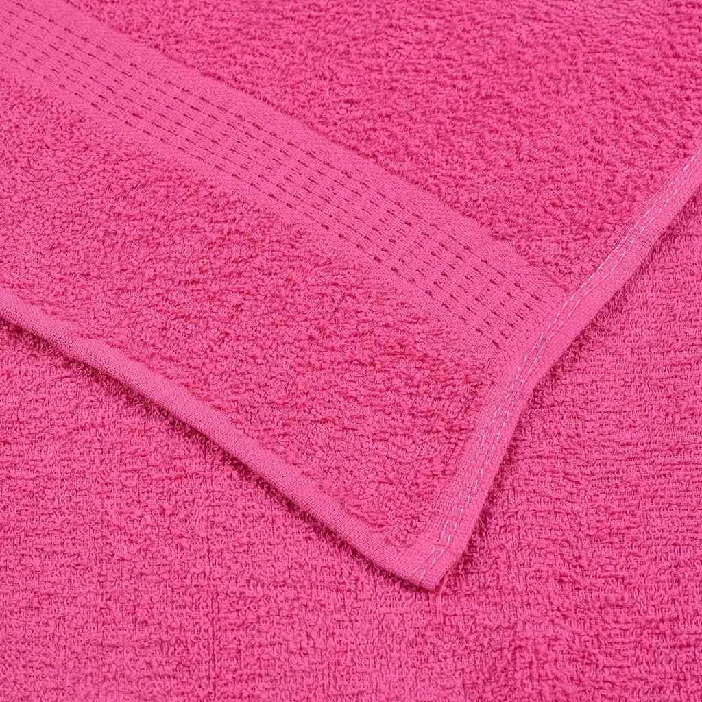 Gesichtstücher 10 Stück rosa 30x30 cm 360 g/m² 100 % Baumwolle