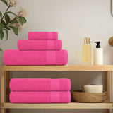 Hand towels 2 pcs pink 50x100 cm 360 g/m² 100% cotton