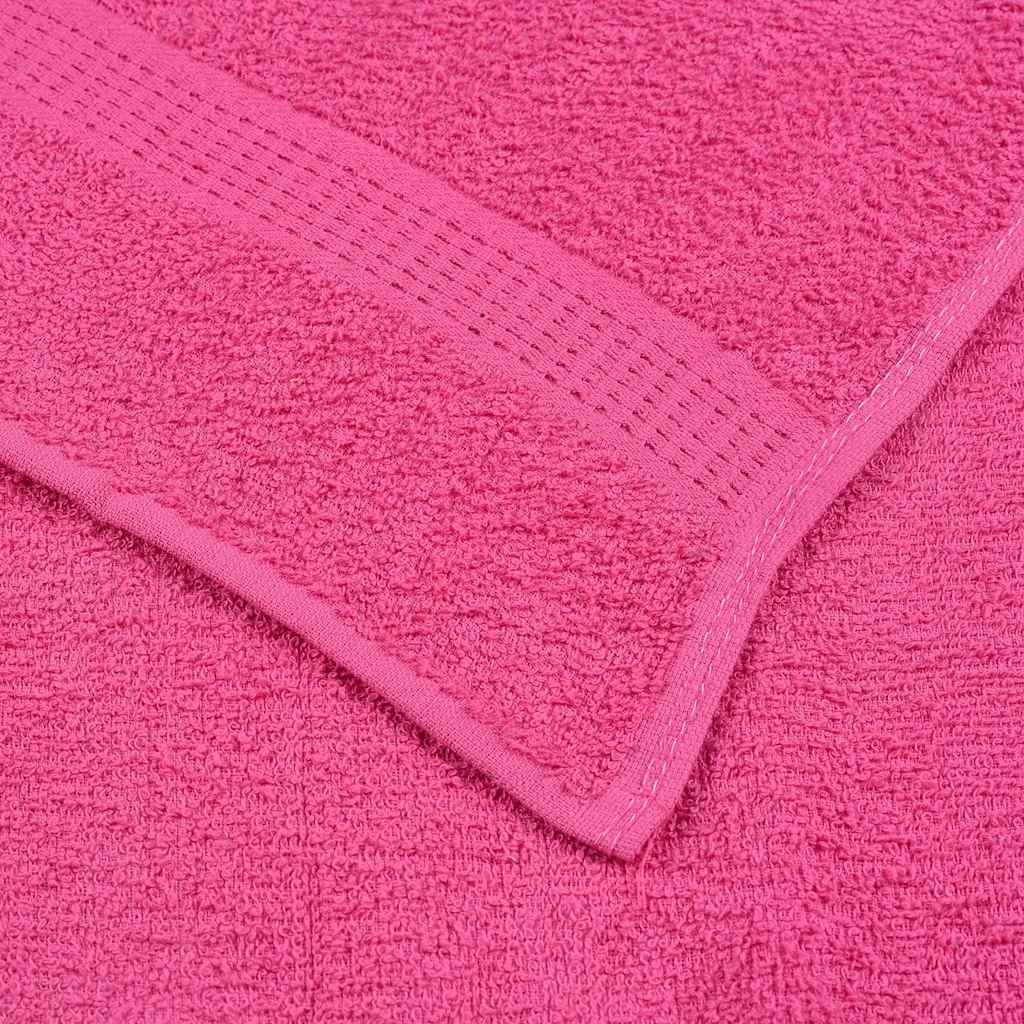 Hand towels 2 pcs pink 50x100 cm 360 g/m² 100% cotton