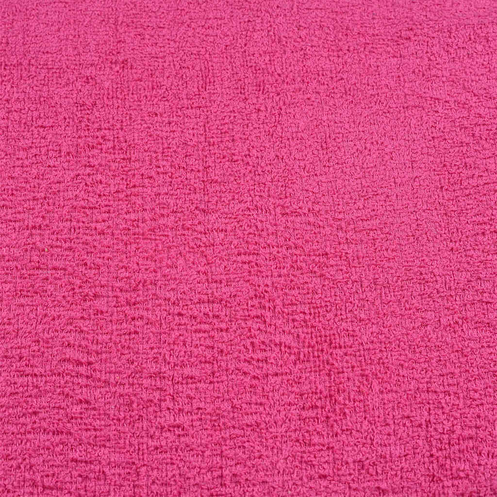 Serviettes de bain 10 pcs rose 100x150 cm 360 g/m² 100% coton