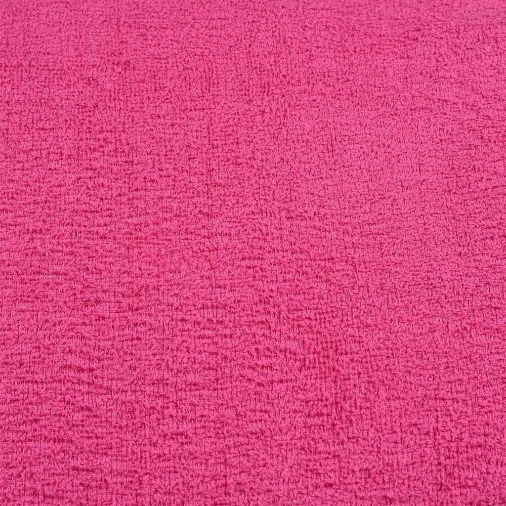 Serviettes de sauna 4 pcs rose 80x200 cm 360 g/m² 100% coton