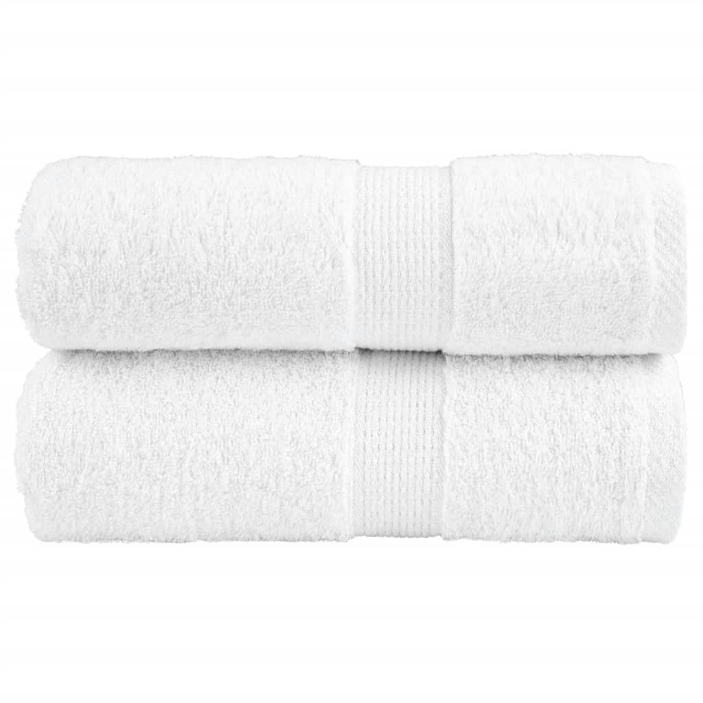 Serviettes de visage de qualité supérieure SOLUND 2 pcs blanc