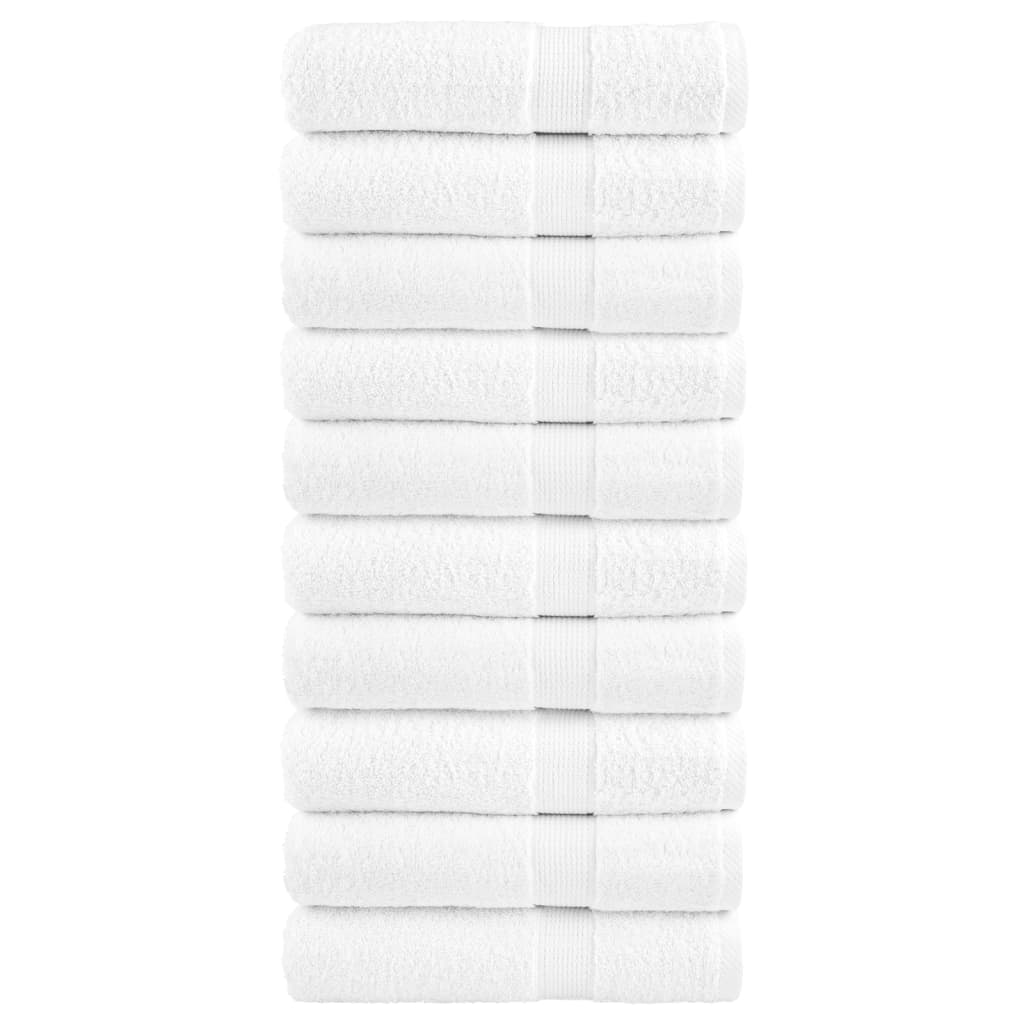 Essuie-mains de qualité supérieure SOLUND 10 pcs blanc 600 g/m²