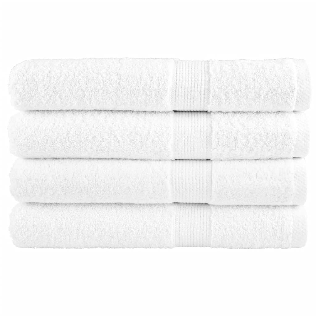 Serviettes de sauna de qualité supérieure SOLUND 4 pcs blanc