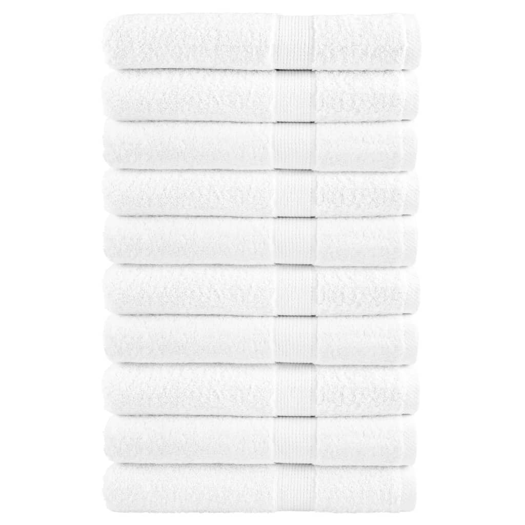 Serviettes de sauna de qualité supérieure SOLUND 10 pcs blanc