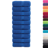 SOLUND Premium Face Towels 10 pcs Blue