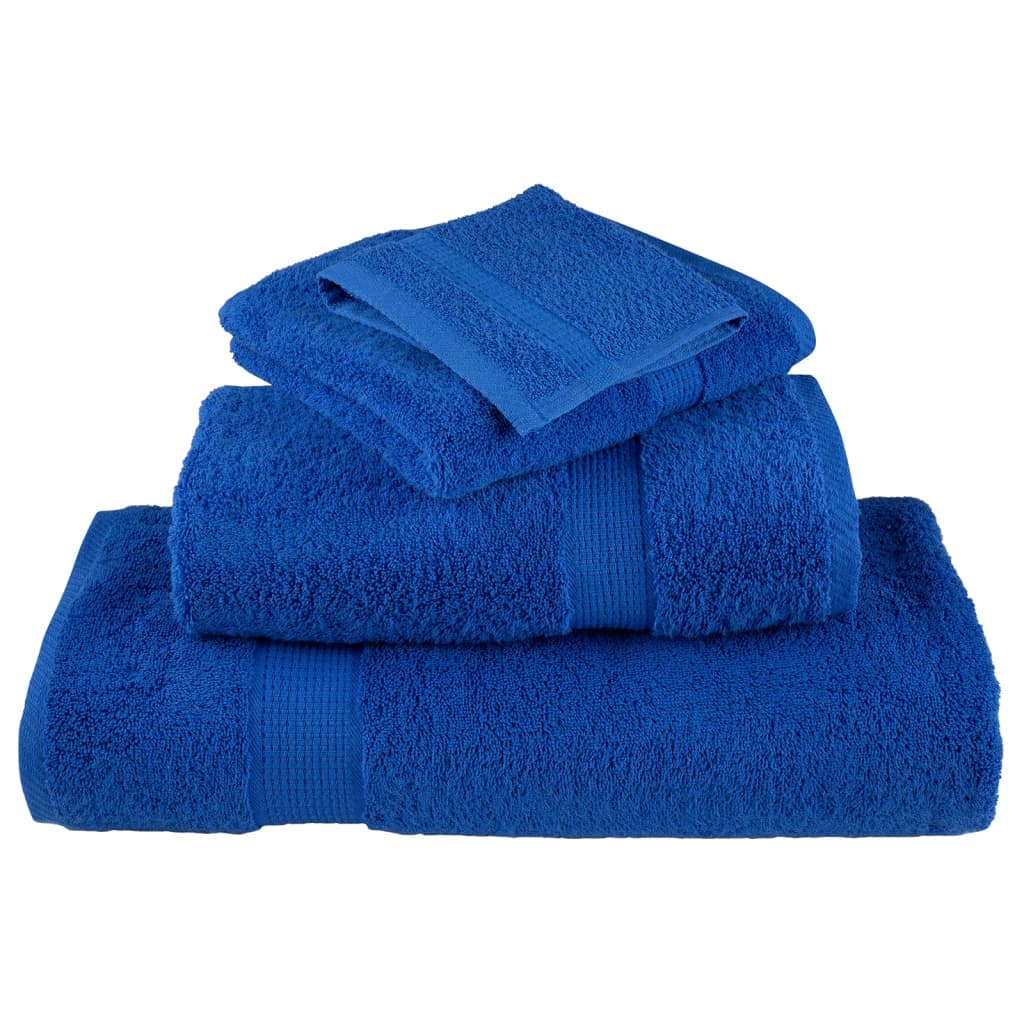 SOLUND Premium Face Towels 10 pcs Blue