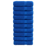 Serviettes de douche de qualité supérieure SOLUND 10 pcs bleu