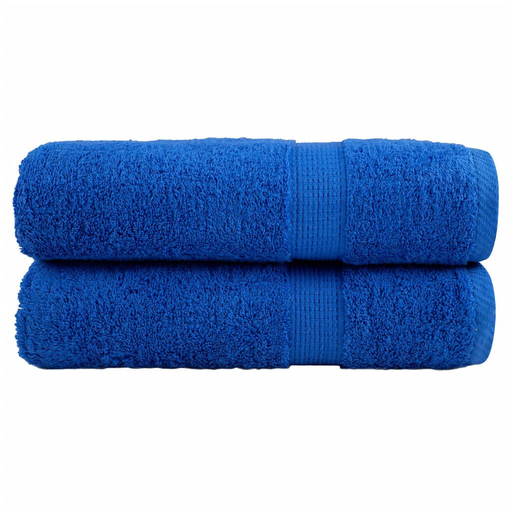 SOLUND Premium Bath Towels 2 pcs Blue