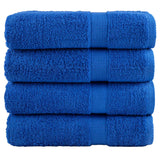 Serviettes de bain de qualité supérieure SOLUND 4 pcs bleu