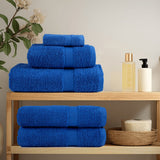 SOLUND Premium Bath Towels 10 pcs Blue