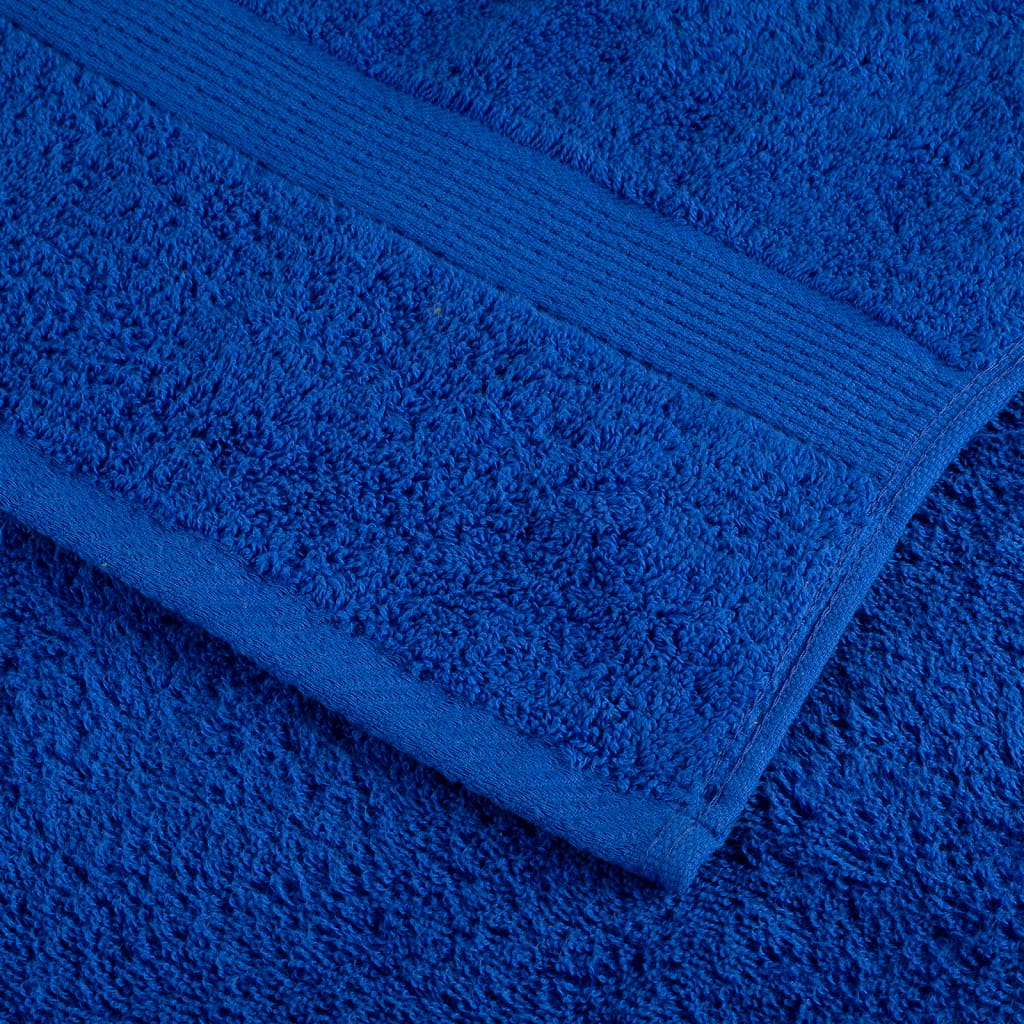 SOLUND Premium Bath Towels 10 pcs Blue