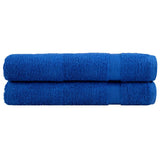 Serviettes de qualité supérieure SOLUND 2 pcs bleu 600 g/m²