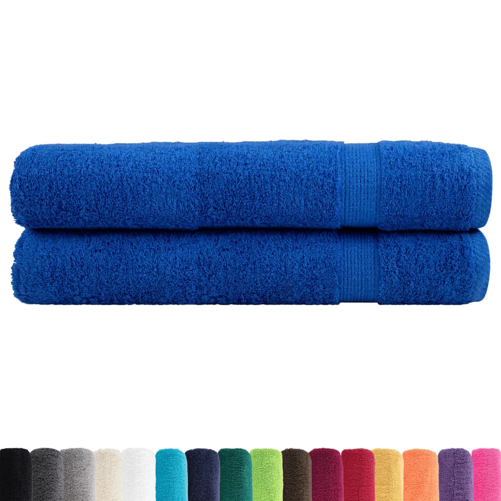 Serviettes de qualité supérieure SOLUND 2 pcs bleu 600 g/m²