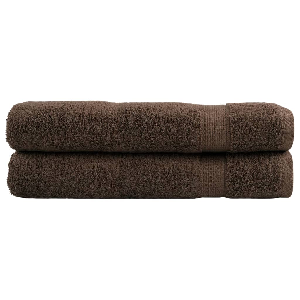 Serviettes de sauna de qualité supérieure SOLUND 2 pcs marron