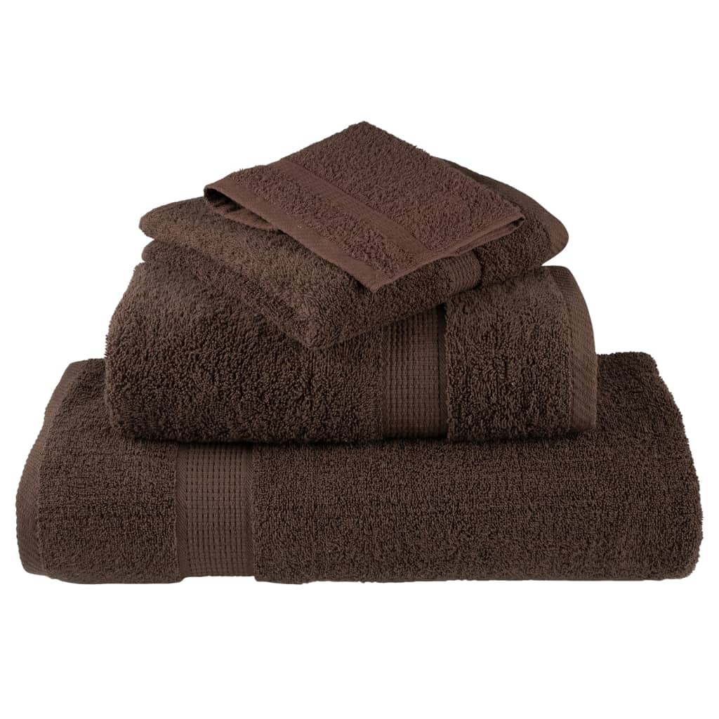 Serviettes de sauna de qualité supérieure SOLUND 2 pcs marron