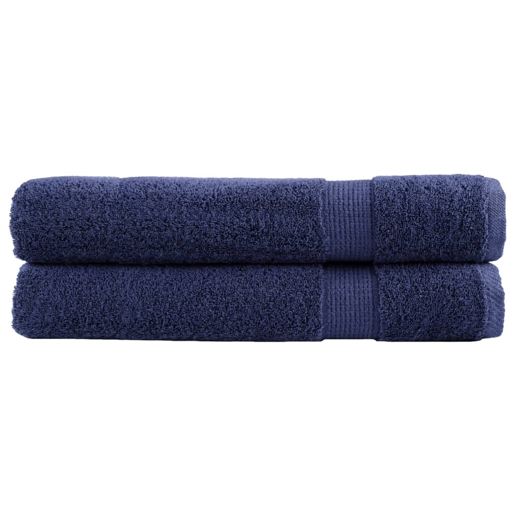 Serviettes de qualité supérieure SOLUND 2 pcs bleu marine