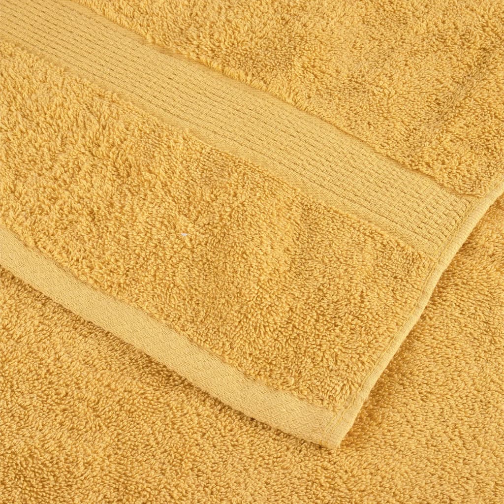 Serviettes de visage de qualité supérieure SOLUND 2 pcs doré