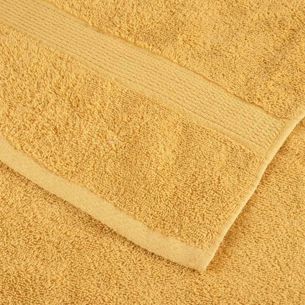 SOLUND Premium Shower Towels 4 pcs Gold