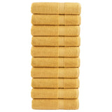 SOLUND Premium Shower Towels 10 pcs Gold