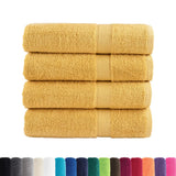 SOLUND Premium Bath Towels 4 pcs Gold