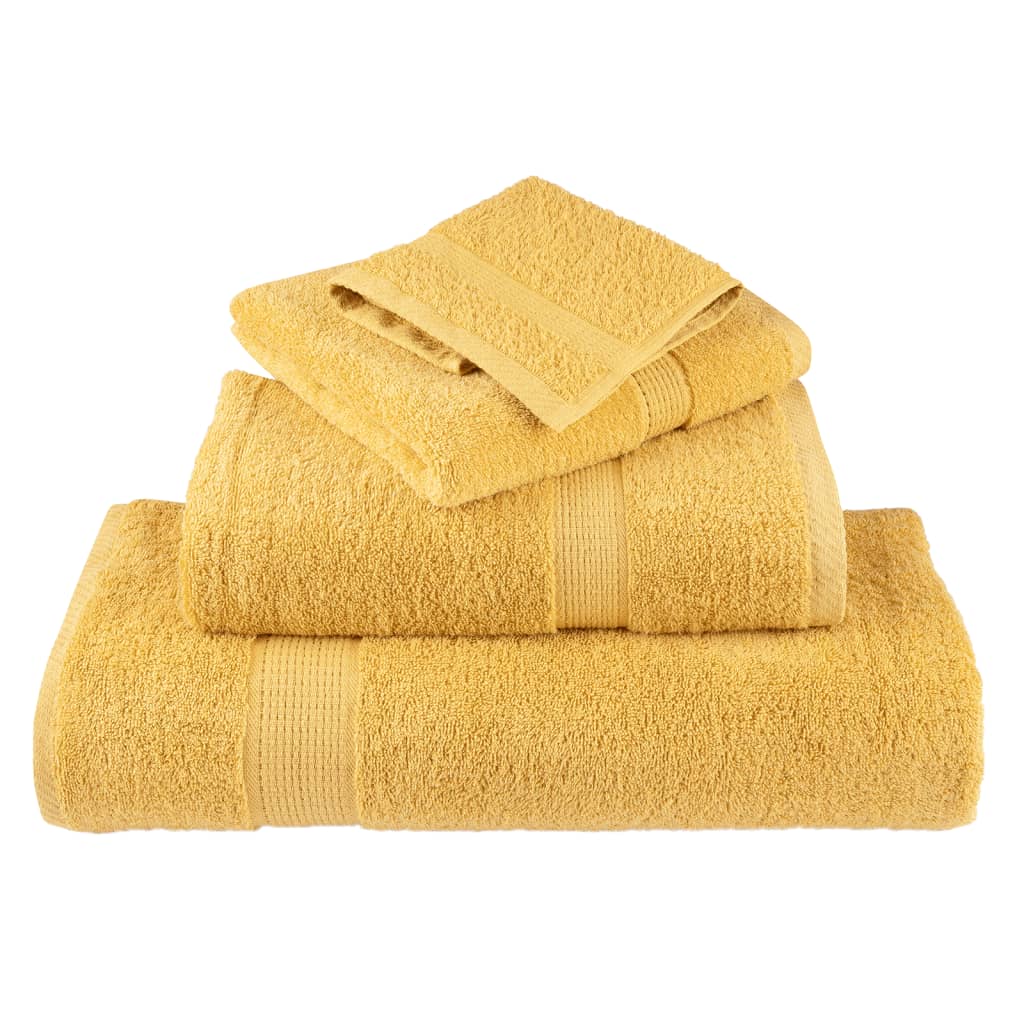 Serviettes de sauna de qualité supérieure SOLUND 4 pcs doré