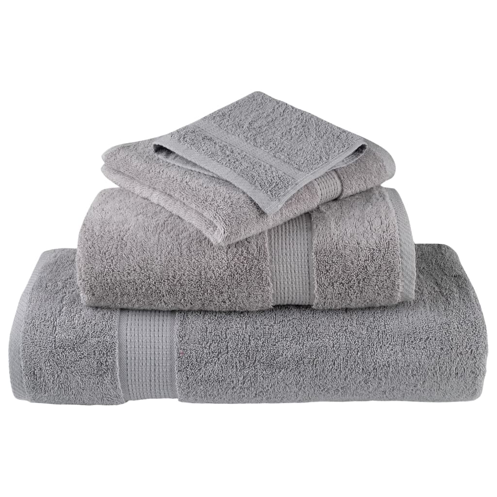 Serviettes d'invité de qualité supérieure SOLUND 2 pcs gris