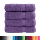 Essuie-mains de qualité supérieure SOLUND 4 pcs violet 600 g/m²