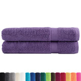 Serviettes de sauna de qualité supérieure SOLUND 2 pcs violet