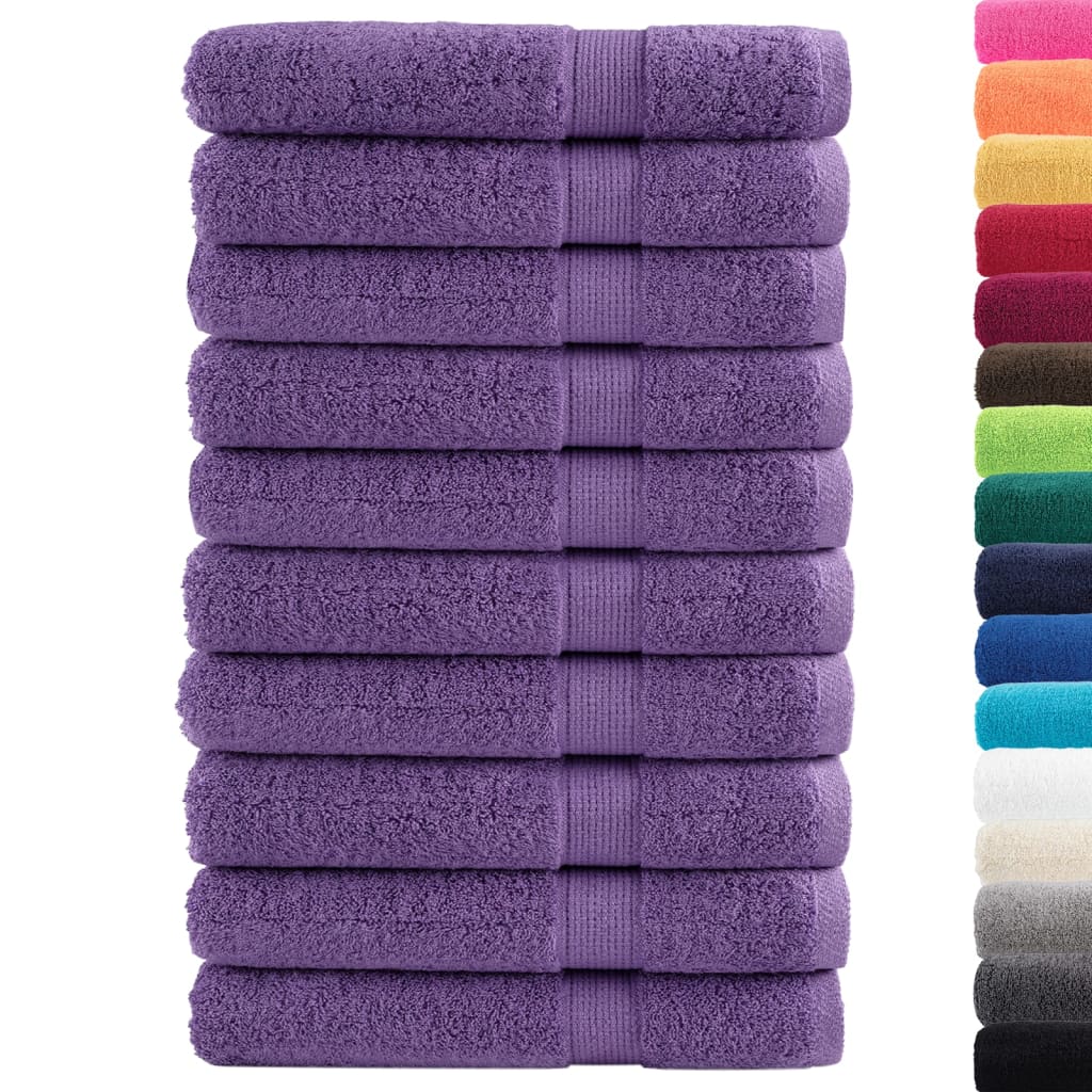 SOLUND Premium Sauna Towels 10 pcs Purple