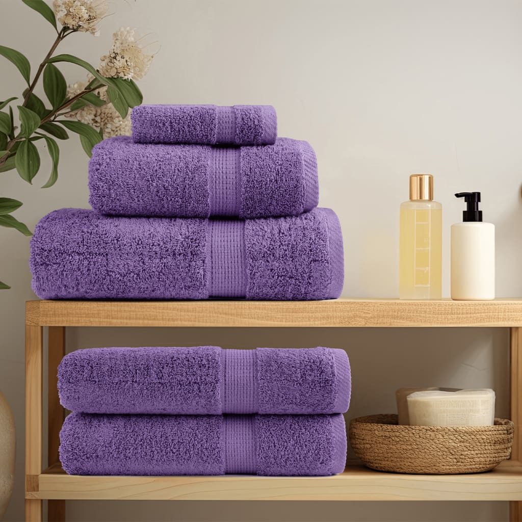 SOLUND Premium Sauna Towels 10 pcs Purple