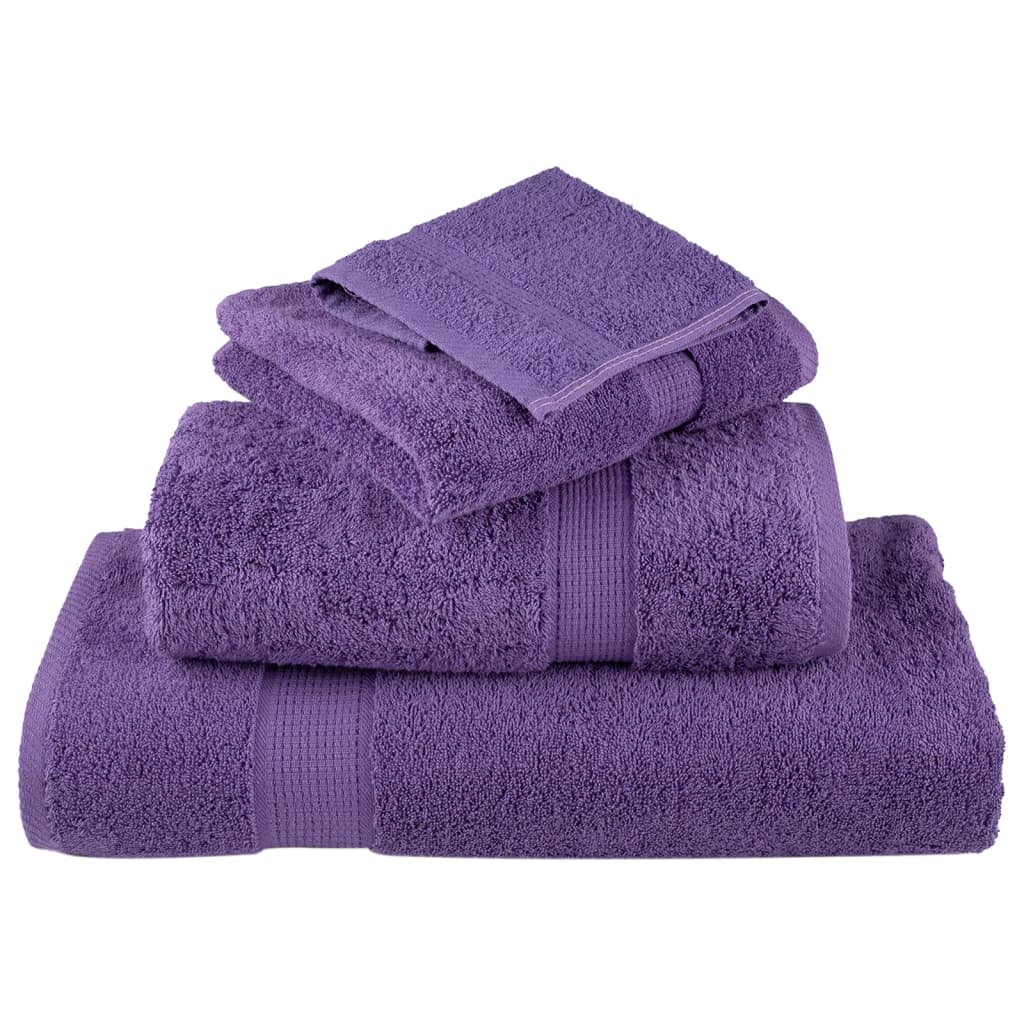 SOLUND Premium Sauna Towels 10 pcs Purple