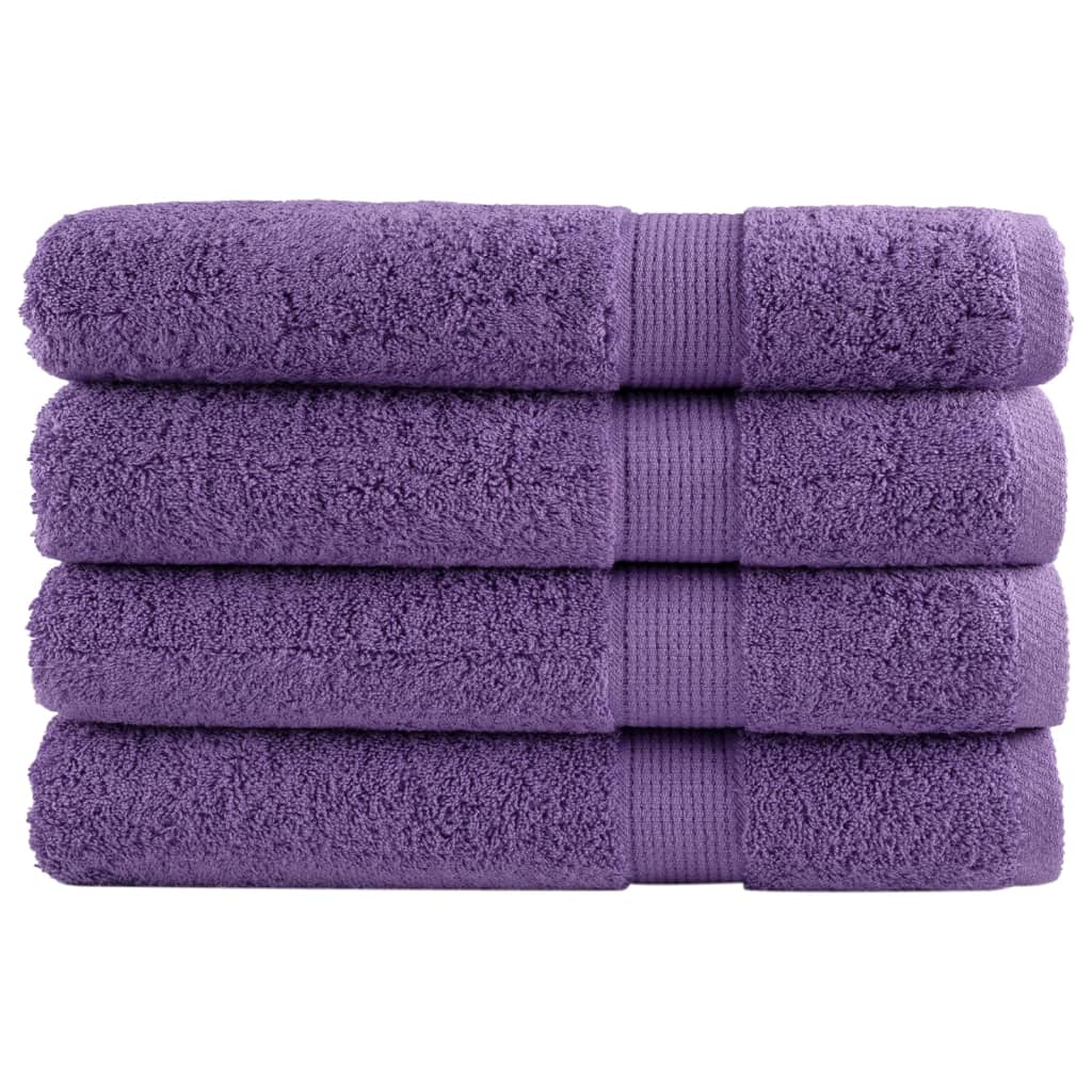 Serviettes de qualité supérieure SOLUND 4 pcs violet 600 g/m²