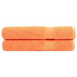 Serviettes de sauna de qualité supérieure SOLUND 2 pcs orange