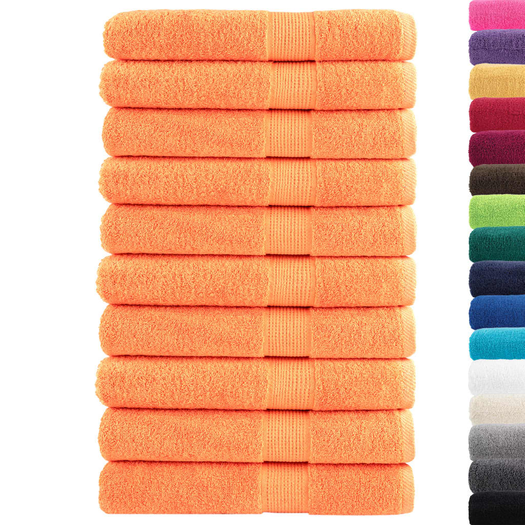 Serviettes de sauna de qualité supérieure SOLUND 10 pcs orange