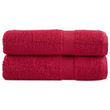 SOLUND Premium Hand Towels 2 pcs Red 600gsm