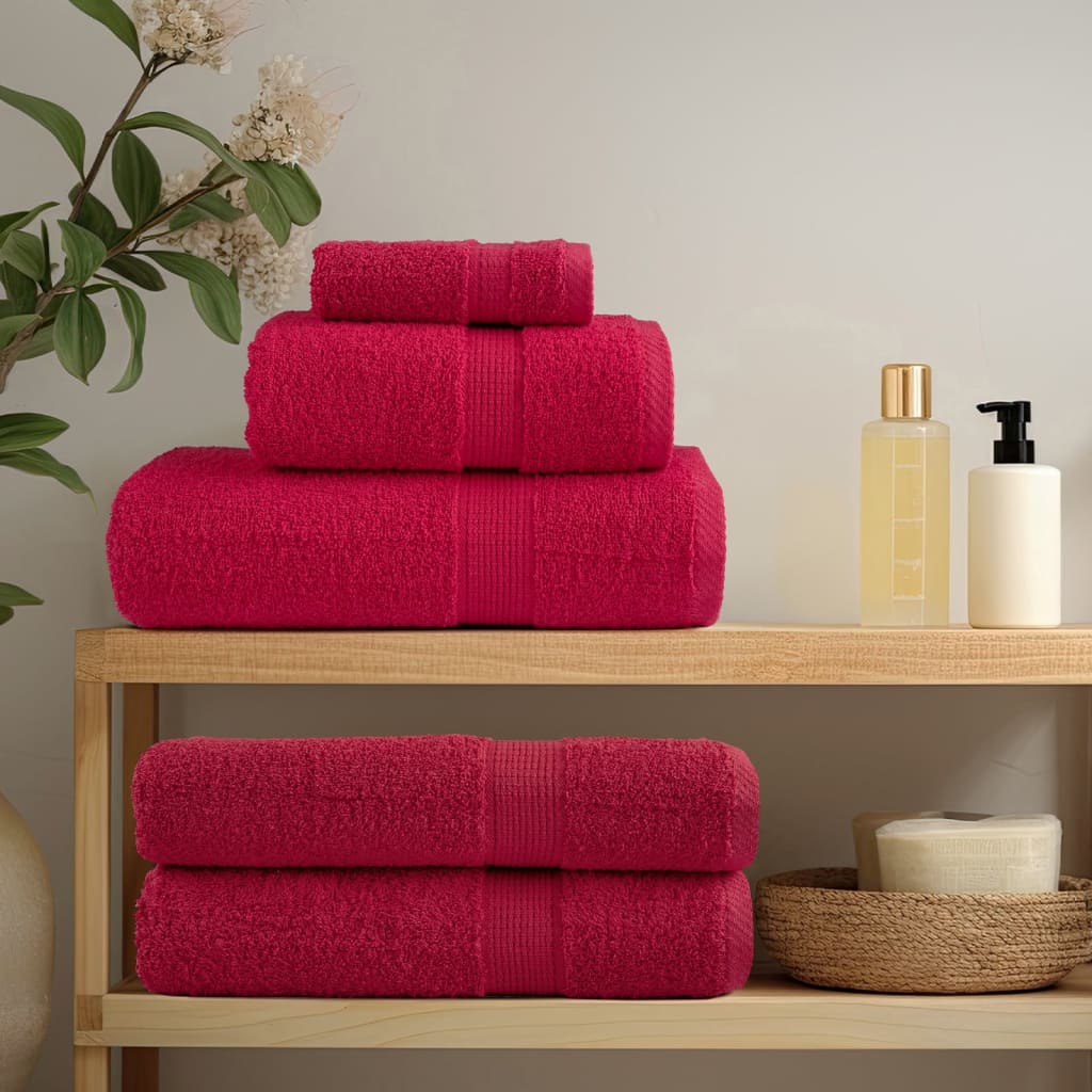 SOLUND Premium Hand Towels 2 pcs Red 600gsm