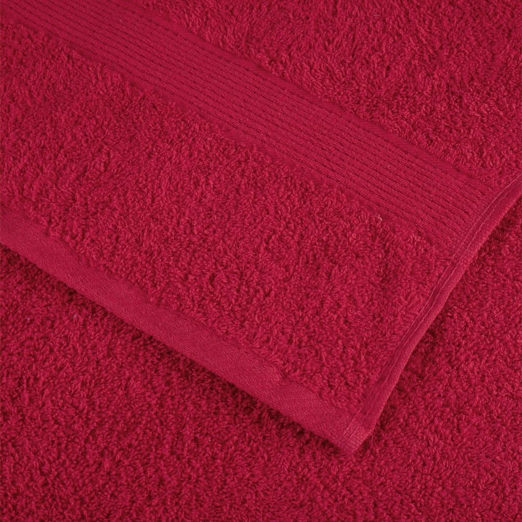 Serviettes de sauna de qualité supérieure SOLUND 4 pcs rouge