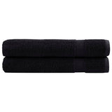 Serviettes de sauna de qualité supérieure SOLUND 2 pcs noir