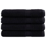 Serviettes de sauna de qualité supérieure SOLUND 4 pcs noir