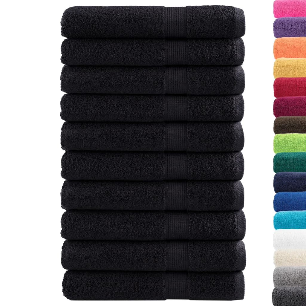 SOLUND Premium Sauna Towels 10 pcs Black