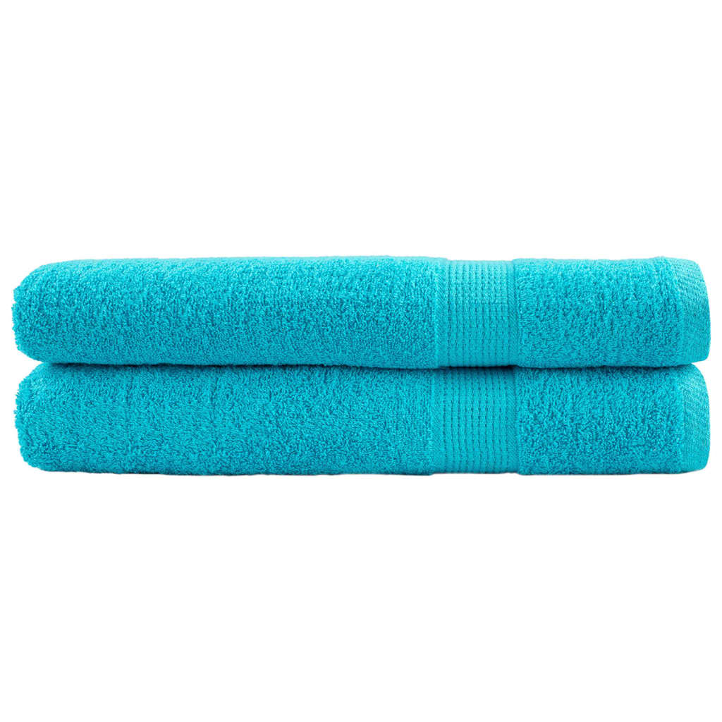 SOLUND Premium Quality Towels 2 pcs Turquoise